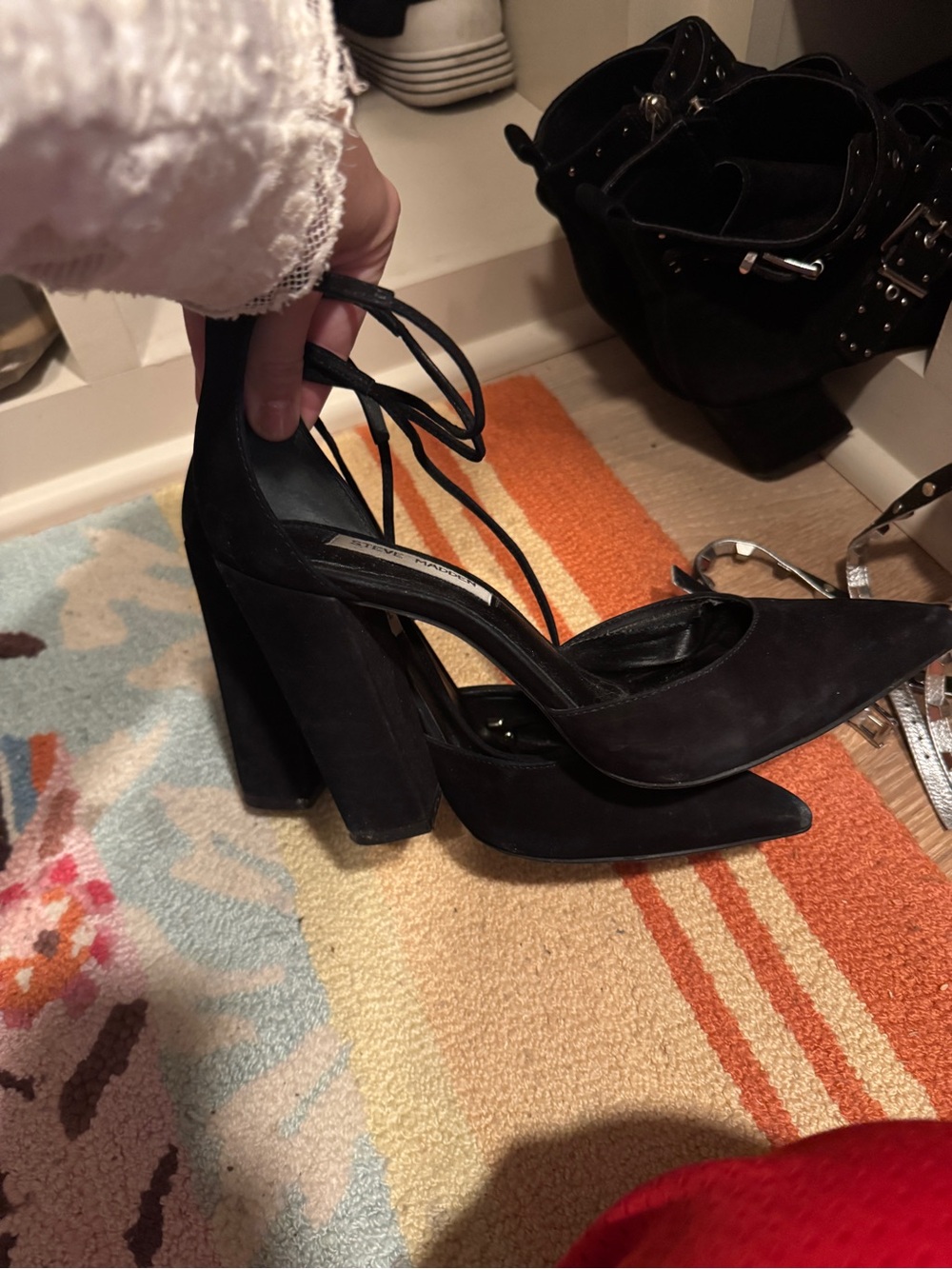 Steve Madden Heels with Ankle Tie